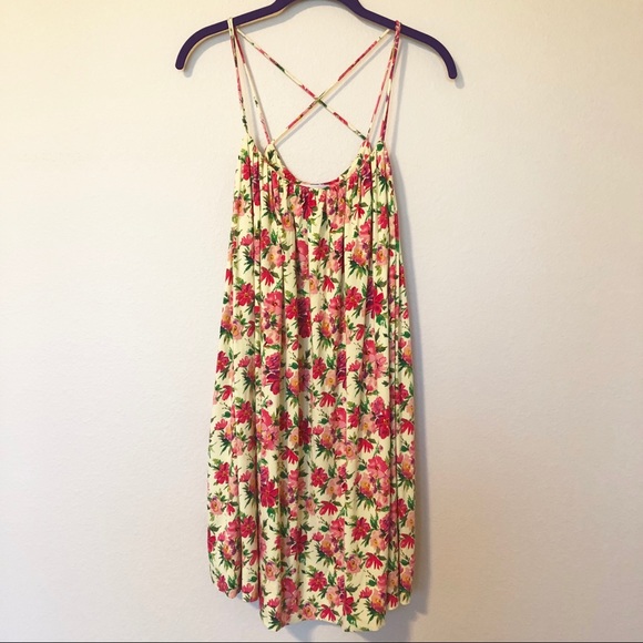 Calvin Klein Dresses Calvin Klein Yellow Floral Bubble Dress Poshmark